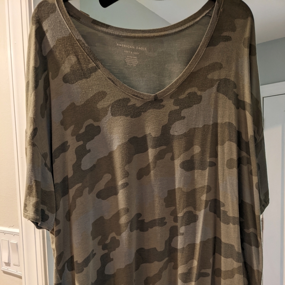 AE Soft and Sexy Tunic Tshirt Camo